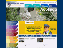 Tablet Screenshot of colegiosaopaulobh.com.br